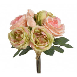 Bukiet róż 6+3, 28 cm - sztuczna roślina