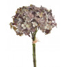 Bukiet hortensji 35 cm - kolory jesienne