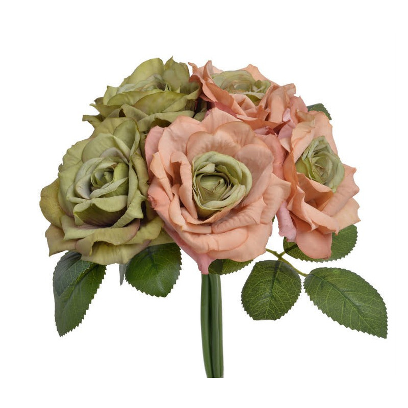 Bukiet róż x5 23 cm - kwiaty jesienne
