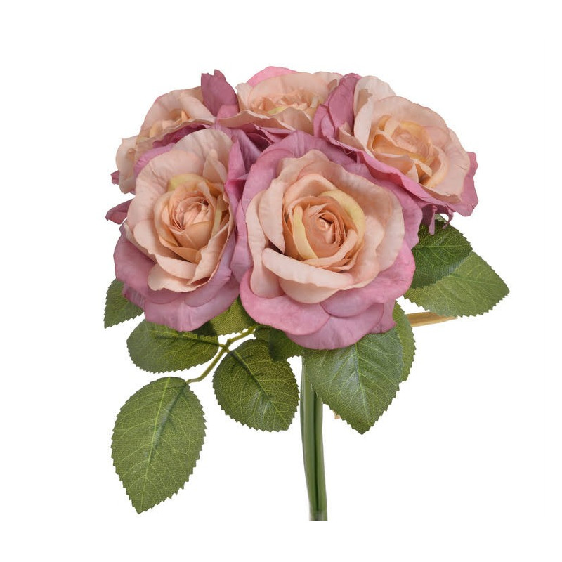 Bukiet róż x5 23 cm - kwiaty jesienne