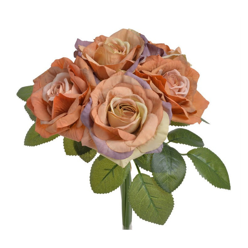 Bukiet róż x5 23 cm - kwiaty jesienne