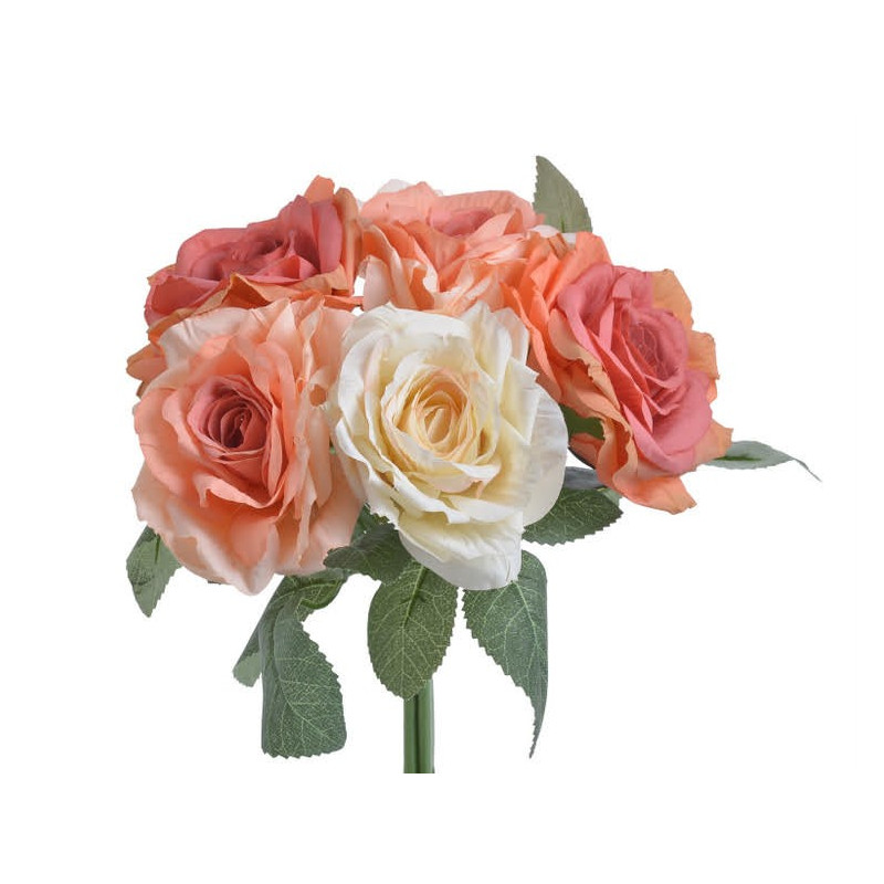 Bukiet róż x5 23 cm - kwiaty jesienne