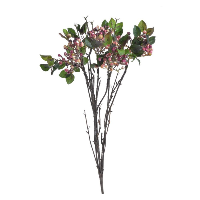 Gałązka z kuleczkami x4 -sztuczna roślina 55 cm