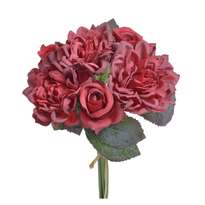 Bukiet z różą i dalią 3+3 24 cm