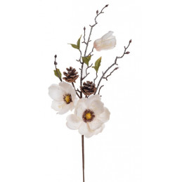 Gałązka magnolii brokacona..68 cm