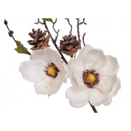 Gałązka magnolii brokacona..68 cm