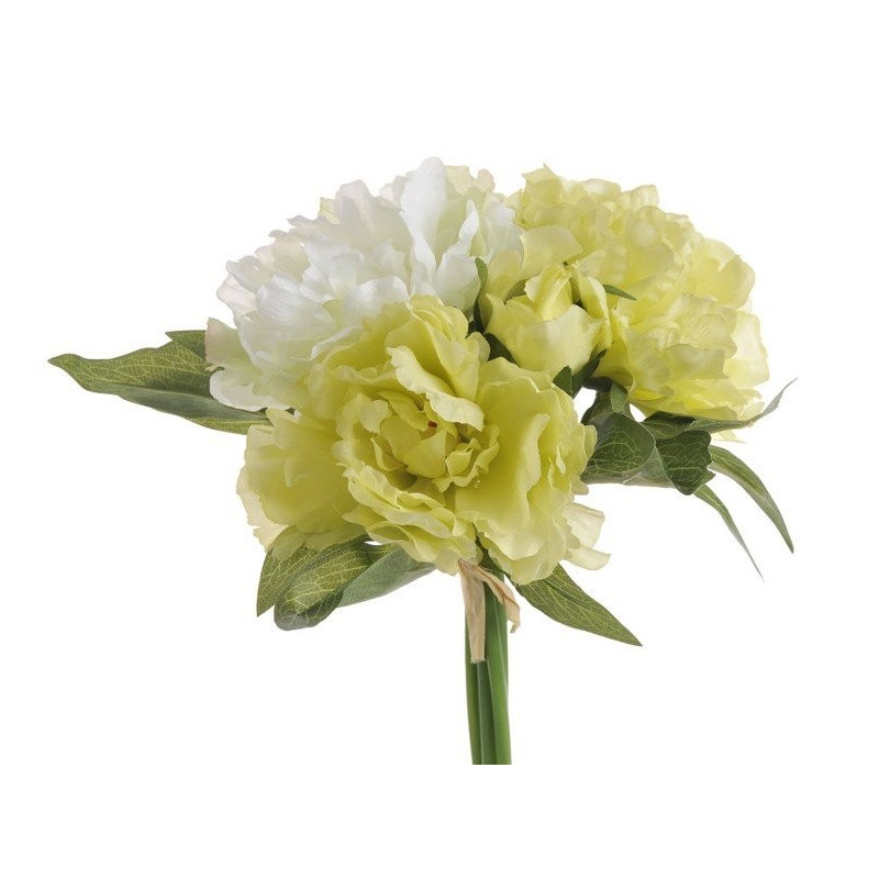 Bukiet piwonii x 5 25 cm - sztuczna roślina