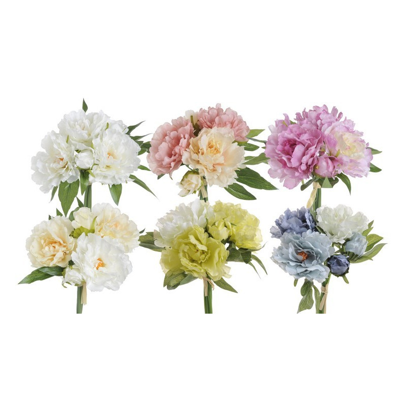 Bukiet piwonii x 5 25 cm - sztuczna roślina