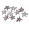 Gwiazdki 5cm, 12szt -brzoza