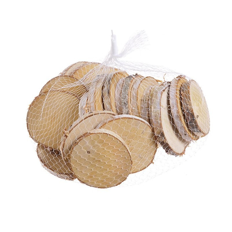 Okrągłe plastry brzozy 8 cm
