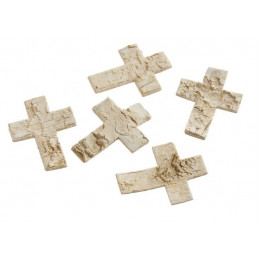 Krzyżyki 7,5x6cm, 24szt-kart