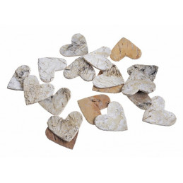 Serce male 3,5cm w kart. ok80szt - brzoza