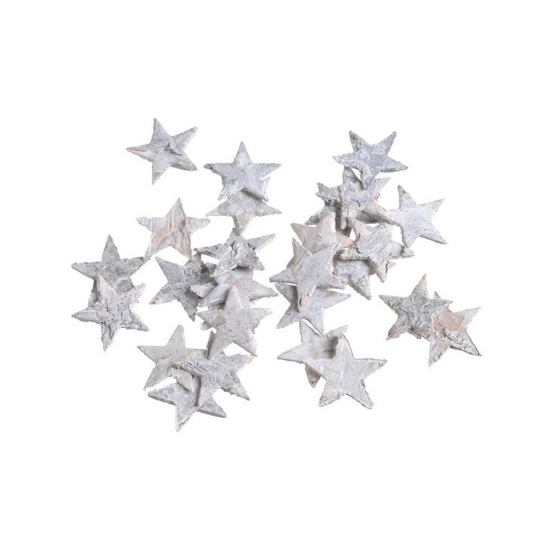 Drewniane gwiazdki wyb. washed 2,5 cm 150szt/paczka