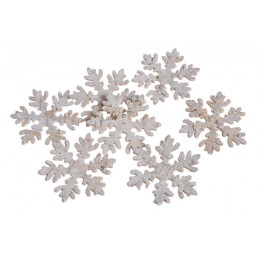 Śnieżynki 7cm paczka/10 sztuk