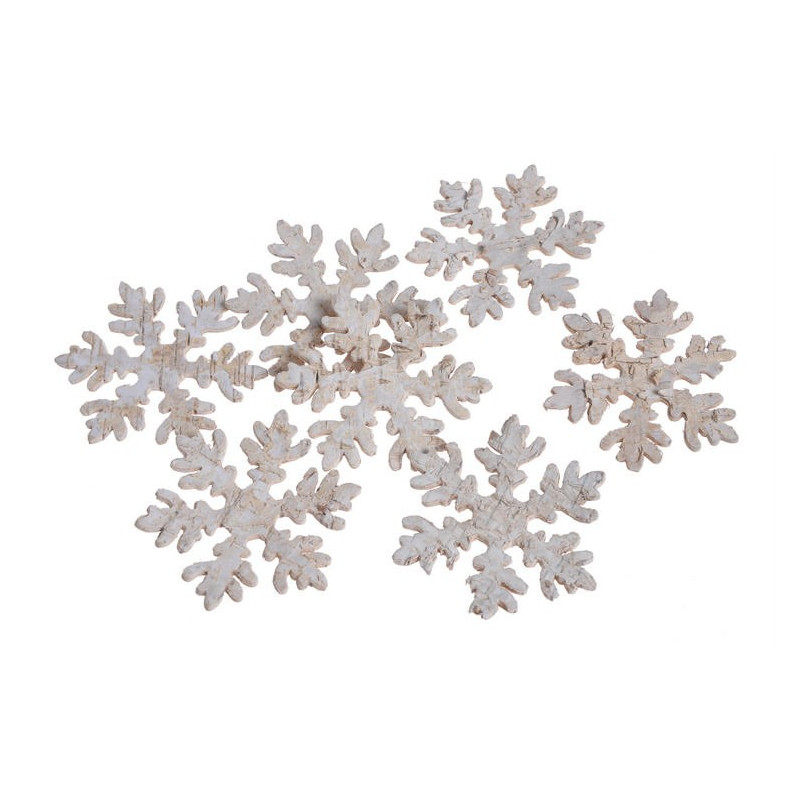 Śnieżynki 7cm paczka/10 sztuk