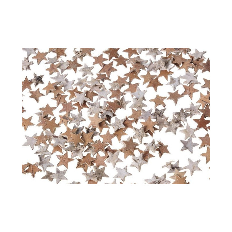 Drewniane gwiazdki 1,5 cm 480szt/paczka