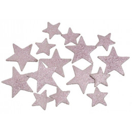 Gwiazdka płaska F3,5-5,5 cm 60sztuk/paczka MIX kOLORÓW