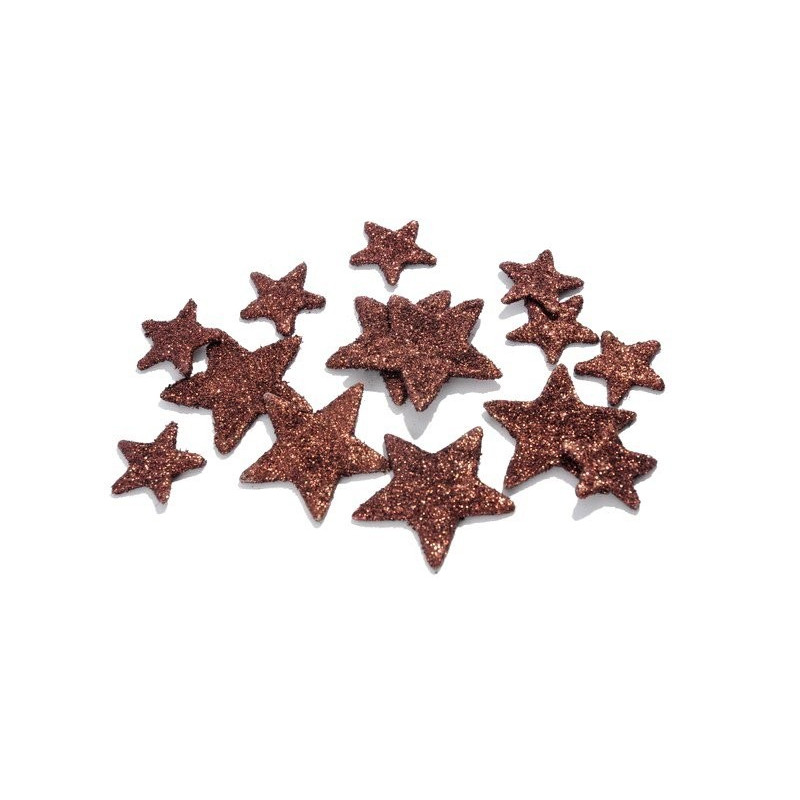 Gwiazdka płaska F3,5-5,5 cm 60sztuk/paczka MIX kOLORÓW