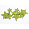 Gwiazdka płaska F3,5-5,5 cm 60sztuk/paczka MIX kOLORÓW