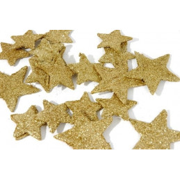 Gwiazdka płaska F3,5-5,5 cm 60sztuk/paczka MIX kOLORÓW