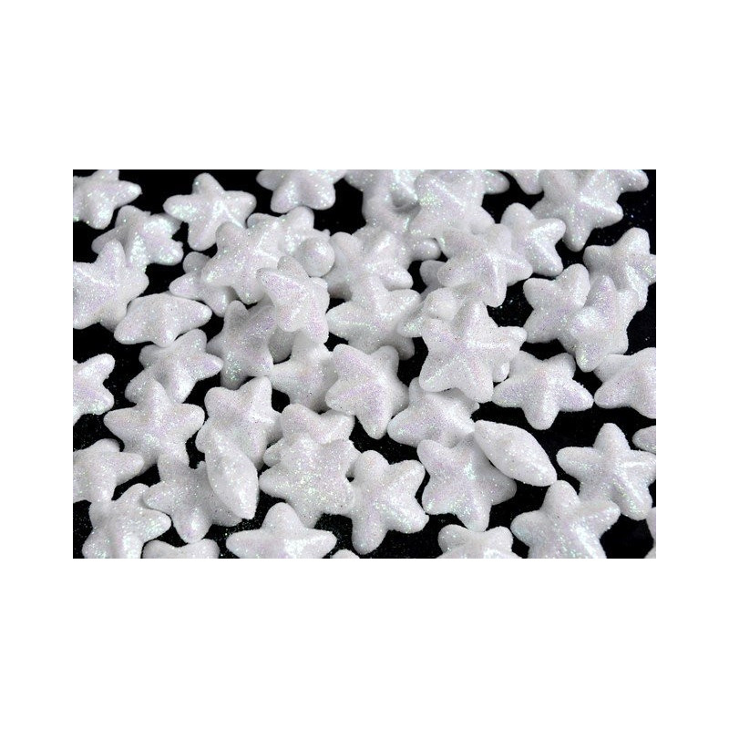 Gwiazdka wypukła 2,5 cm, 60 szt/paczka