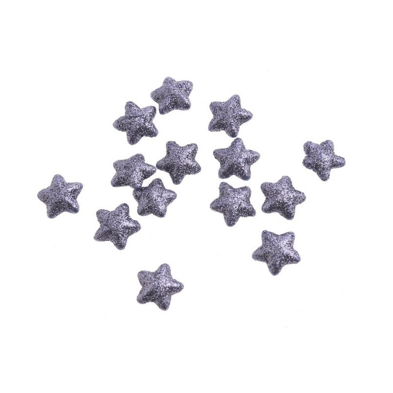 Gwiazdka wypukła 2,5 cm, 60 szt/paczka