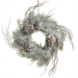 Wianek ośnieżona thuja 30 cm