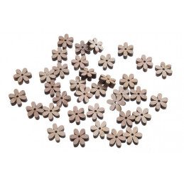 Kwiatki naturalne 2,5 cm, 36 szt-paczka 3 WERSJE KOLORYSTYCZNE