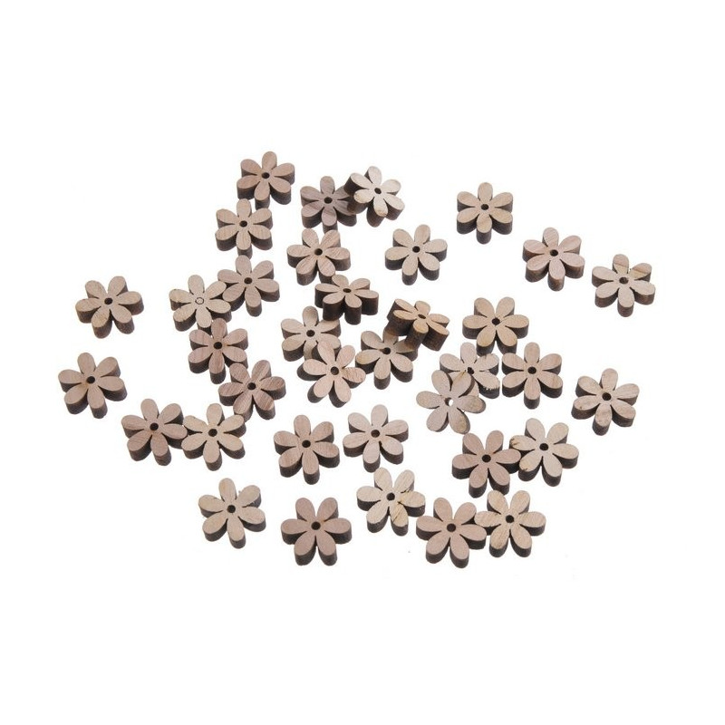 Kwiatki naturalne 2,5 cm, 36 szt-paczka 3 WERSJE KOLORYSTYCZNE