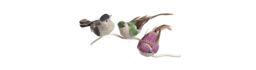 Ptaszki z mocowaniem na klipie