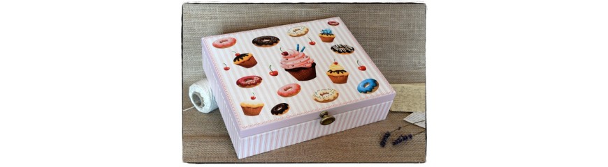 herbaciarki, pudełka na herbate