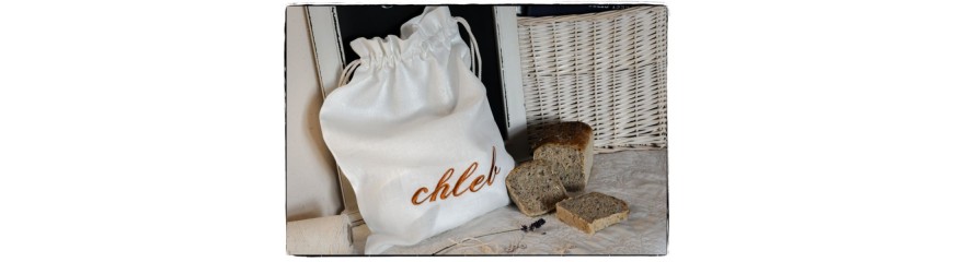 Worki lniane na pieczywo